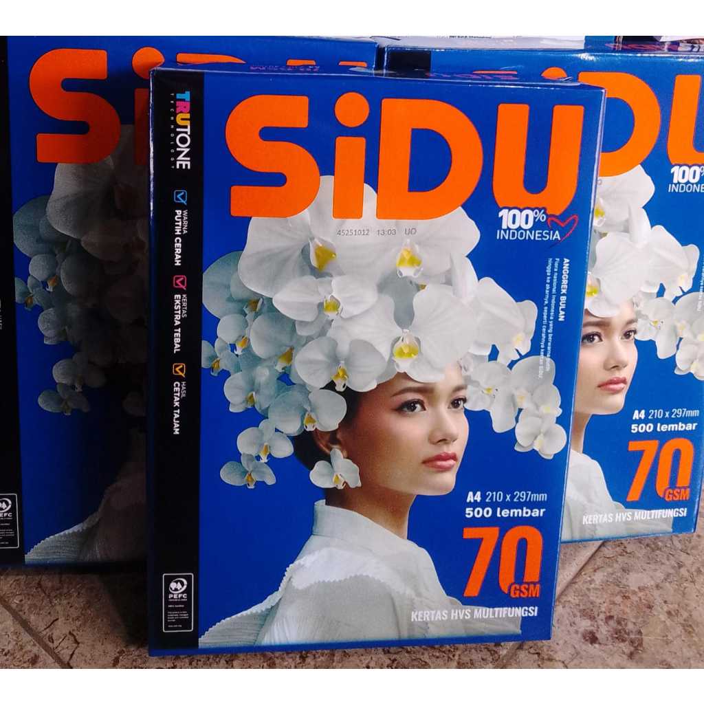 

SIDU Kertas HVS A4 70 GSM