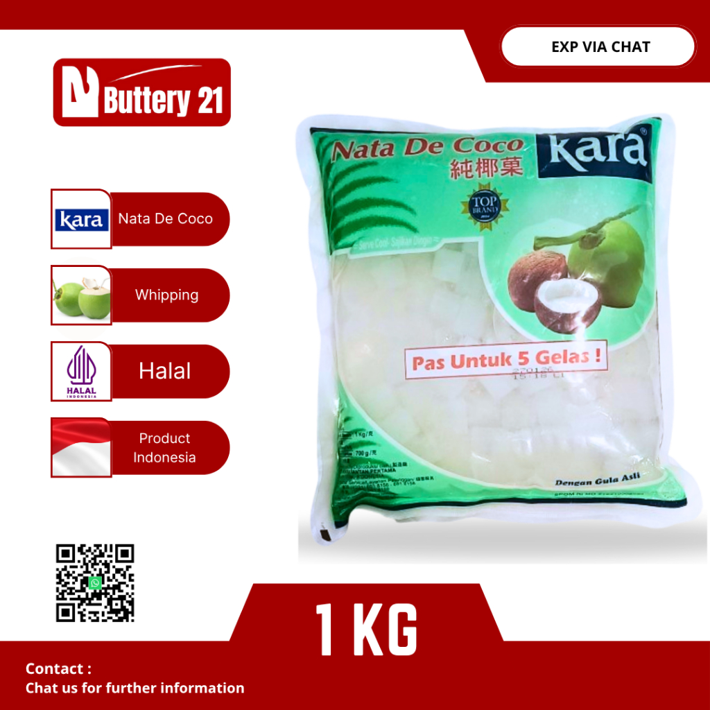 

KARA NATA DE COCO 1 KG/NATA DE COCO/JELLY KELAPA/AGAR AGAR KELAPA