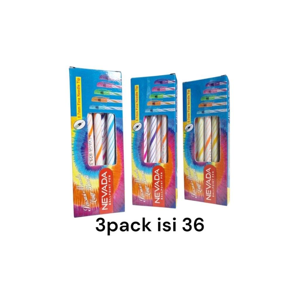 

PAKET Usaha isi 36 Pulpen NEVADA/Pulpen Ulir/Pena/Ballpen/Bolpoin