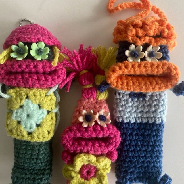 ChibiChomp- Handmade Crochet Mini Pouch for Vape or Balm