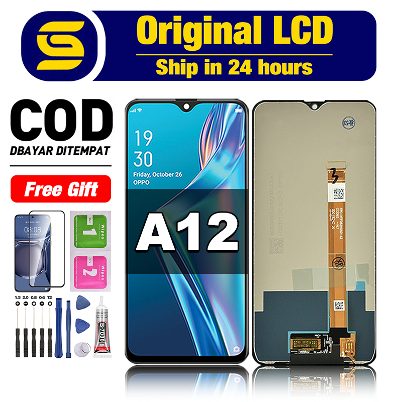 LCD FOR OPPO A12 Original Touchscreen Fullset ori asli COD