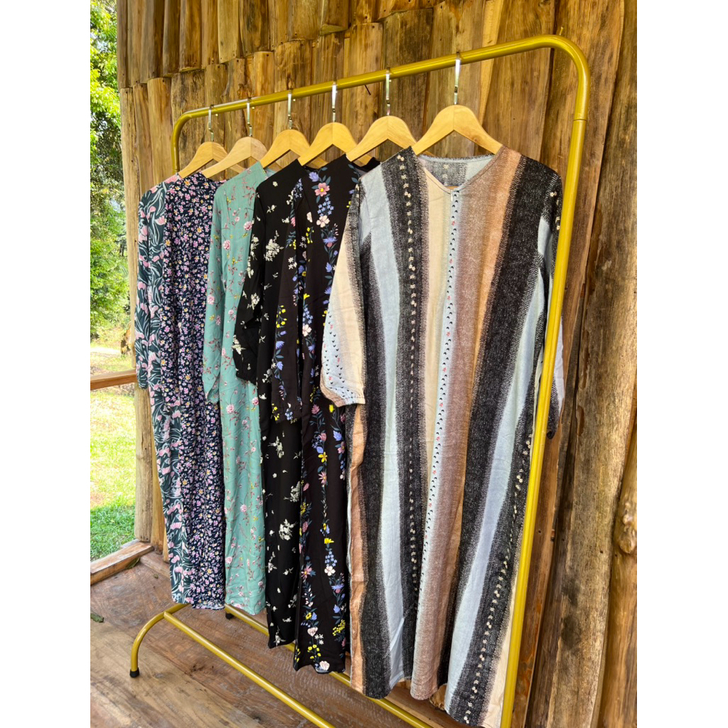 Daster Gamis Aisha/ Daster Panjang/ Daster Rayon Panjang LD 120 PB 130-135