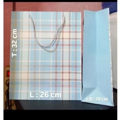 

(1PCS) PAPERBAG FANCY SEDANG 26x32x10 CM