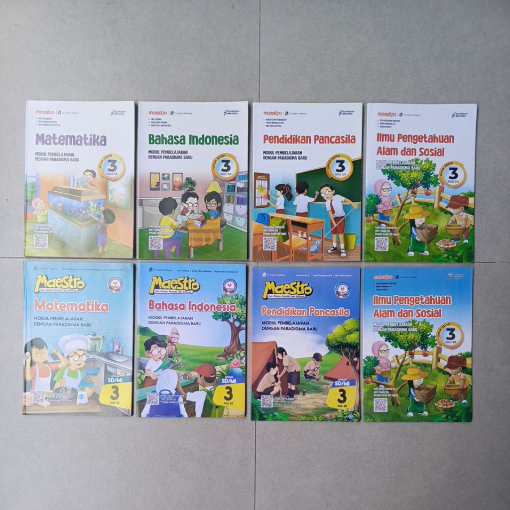 LKS MAESTRO. SD Kelas 3 (semester 1&2). kurikulum merdeka