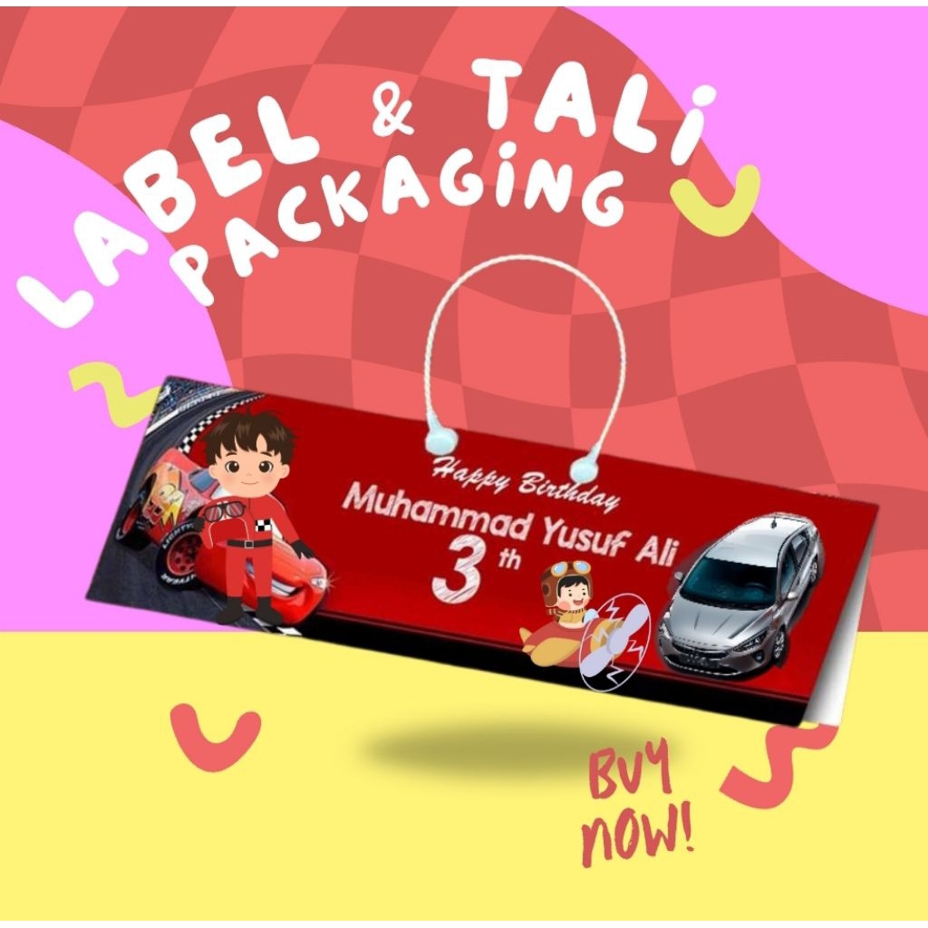 

label tali packaging