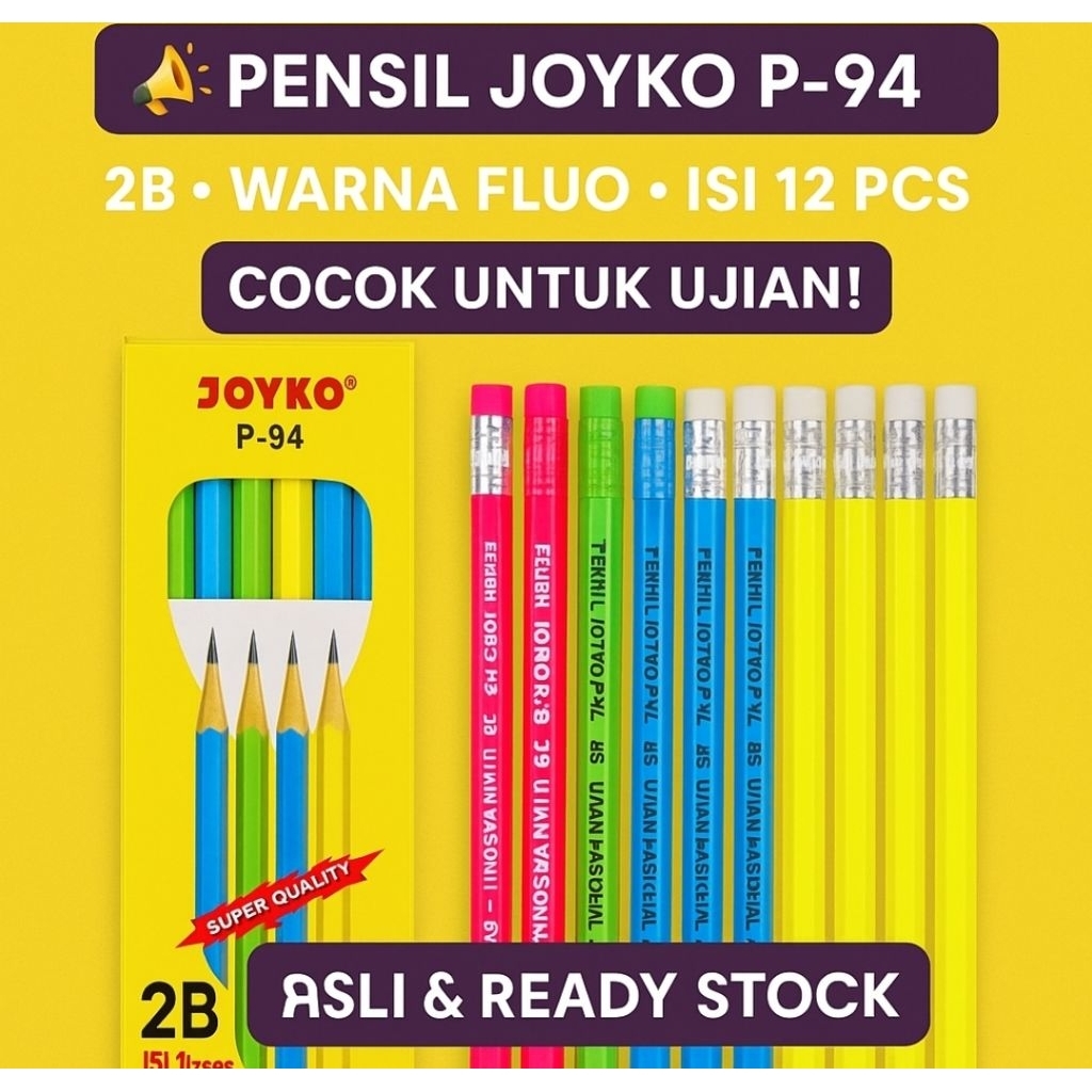 

pensil joyko isi 12 pcs per 1 pak
