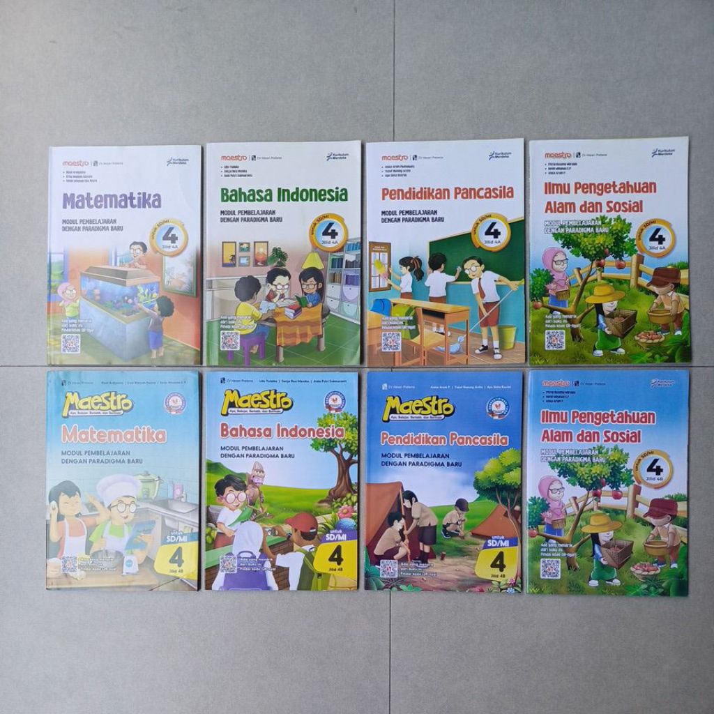 LKS MAESTRO SD Kelas 4 (semester 1 & 2). Kurikulum Merdeka