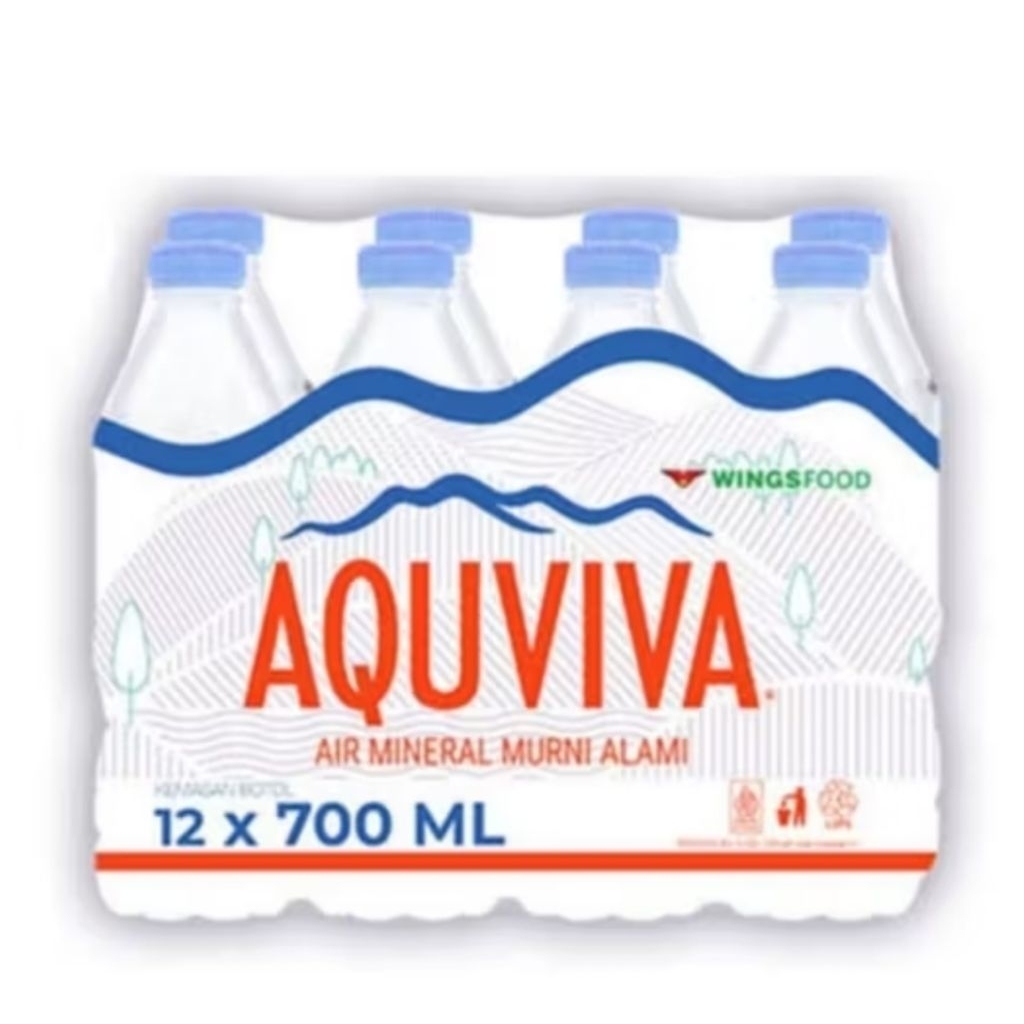 

Botol Air Mineral / Botol Air Minum / Air Kemasan Aquaviva 1 dus isi 12pcs 700ml