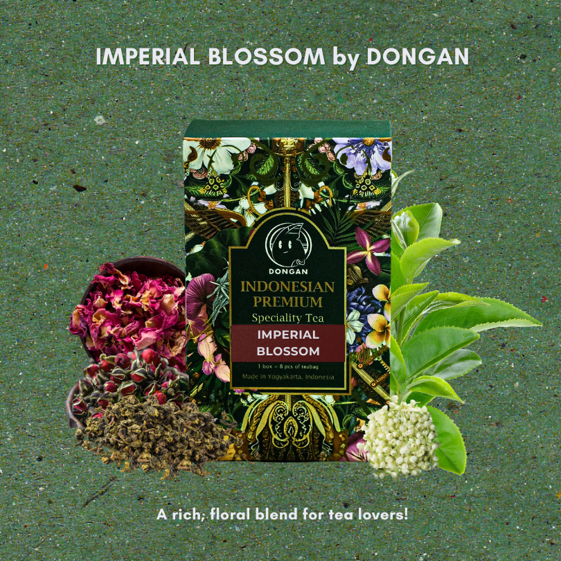

Imperial Blossom (Oolong, Jasmine, Golden Edge Rose, Rose Petals) Dongan Premium Tea Box
