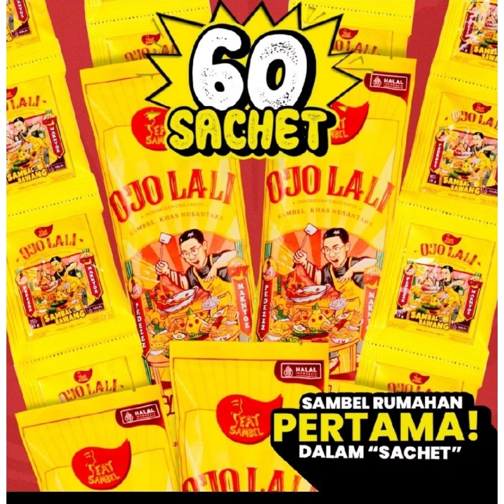 

Eatsambel - Sambal Bawang Ojolali 60 Sachet