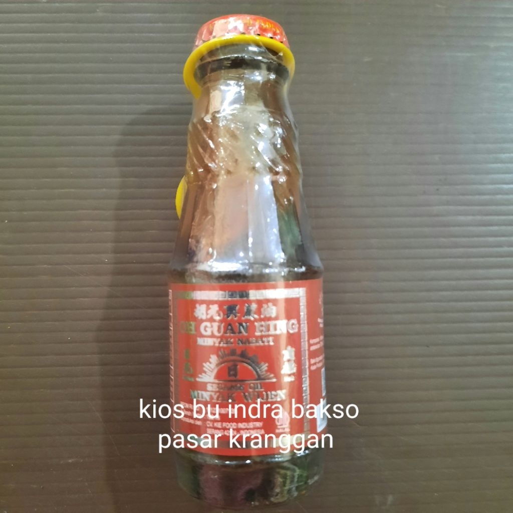 

minyak wijen nabati oh guan hing 100 ml matahari sesame oil