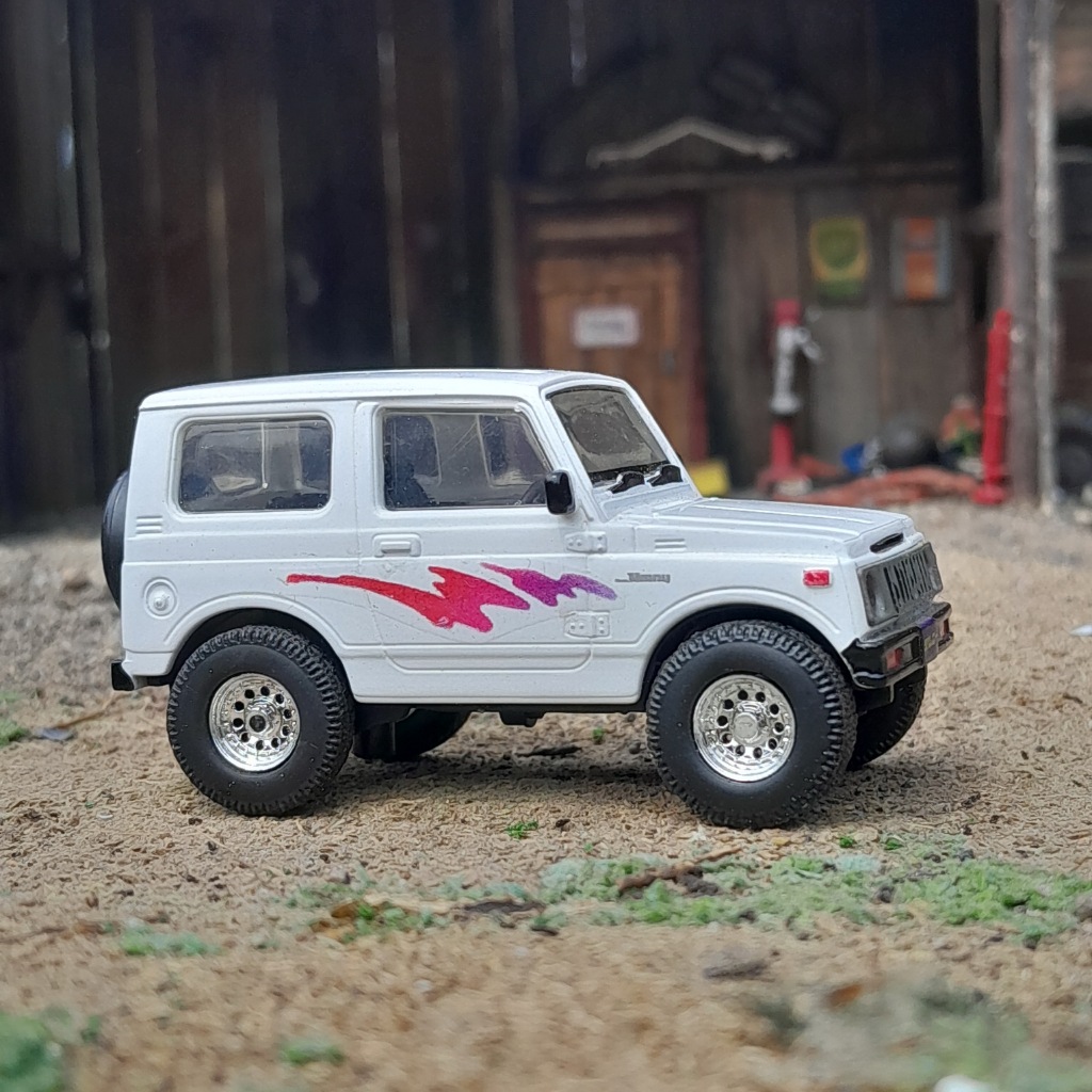 miniatur suzuki jimny katana trepes junk rosok putih