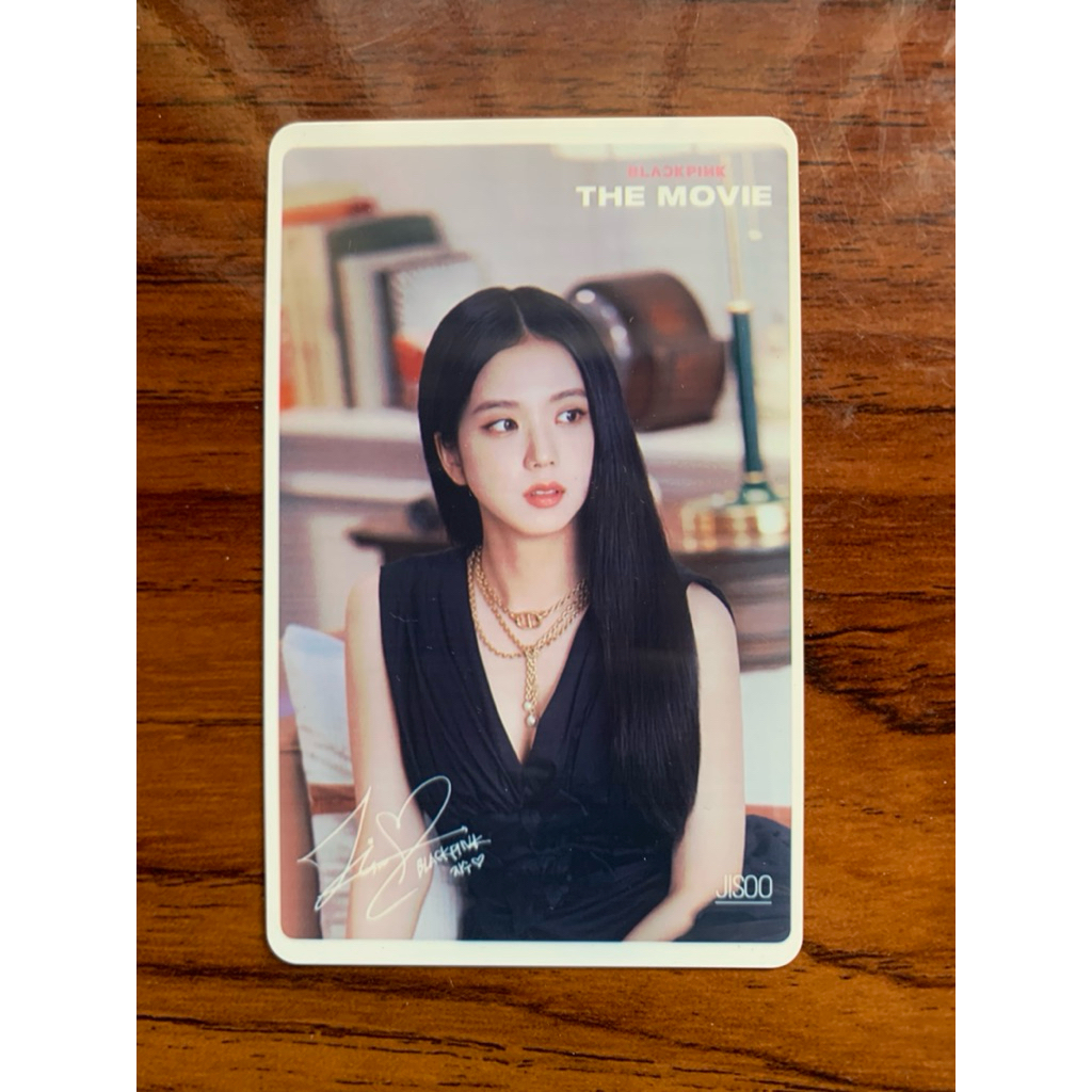 PHOTOCARD JISOO BLACKPINK THE MOVIE CGV MOVIE CARD CGV PHOTOPLAY PHOTOCARD LIMITED EDITION | PC JISO