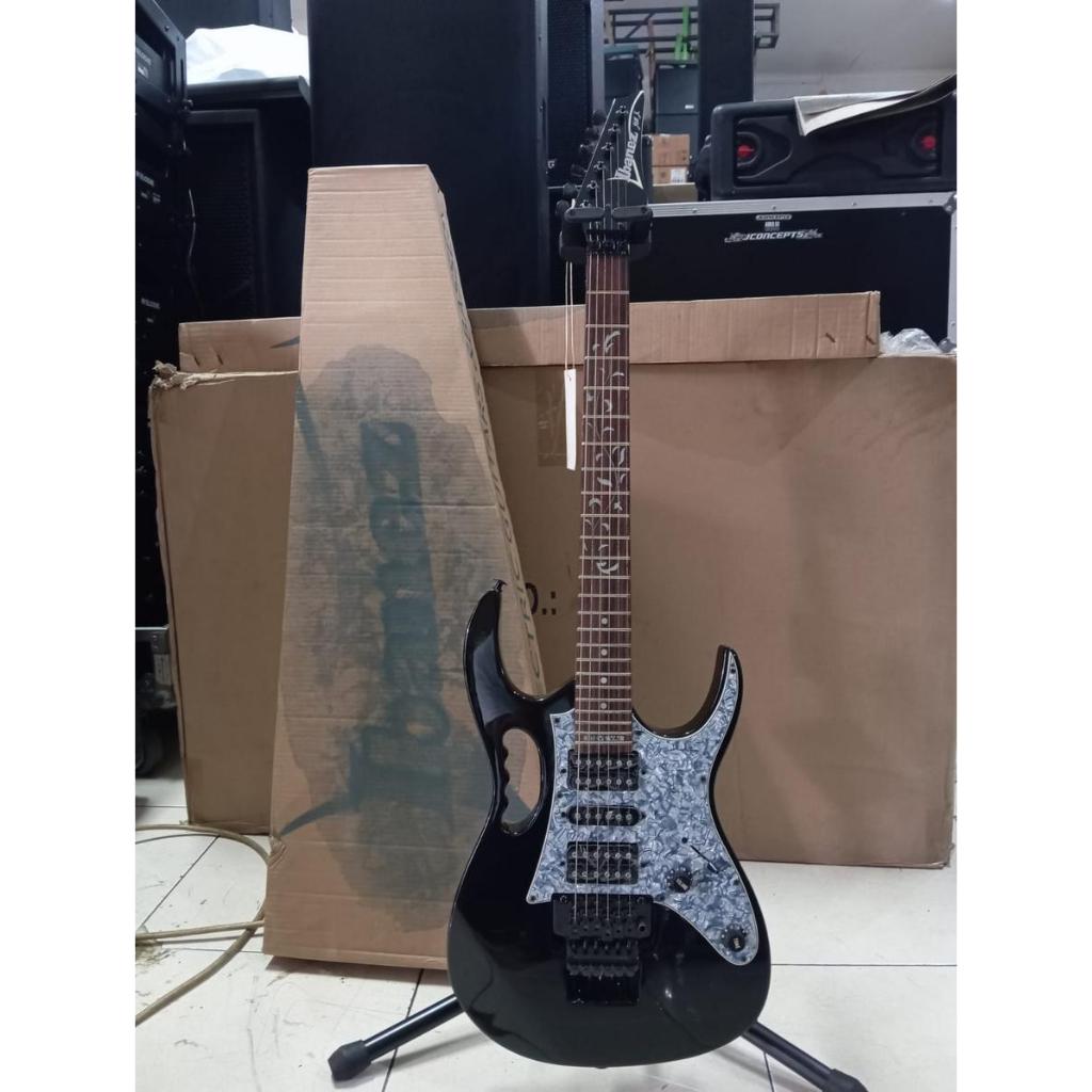 GITAR ELEKTRIK IBANEZ JEM 555 BK PICKGUARD KERANG