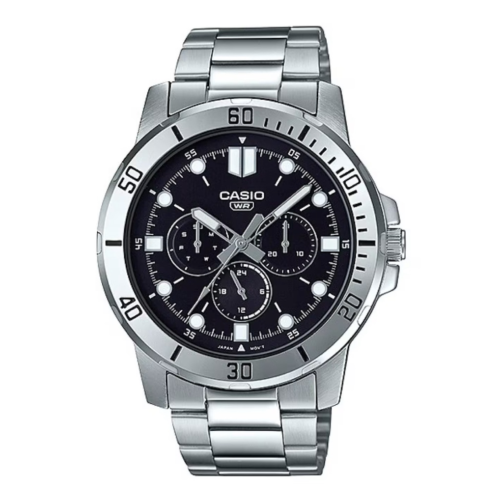 Casio General MTP-VD300D-1EUDF/ MTP-VD300D-2EUDF/ MTP-VD300SG-1EUDF Men Dial Stainless Steel Band