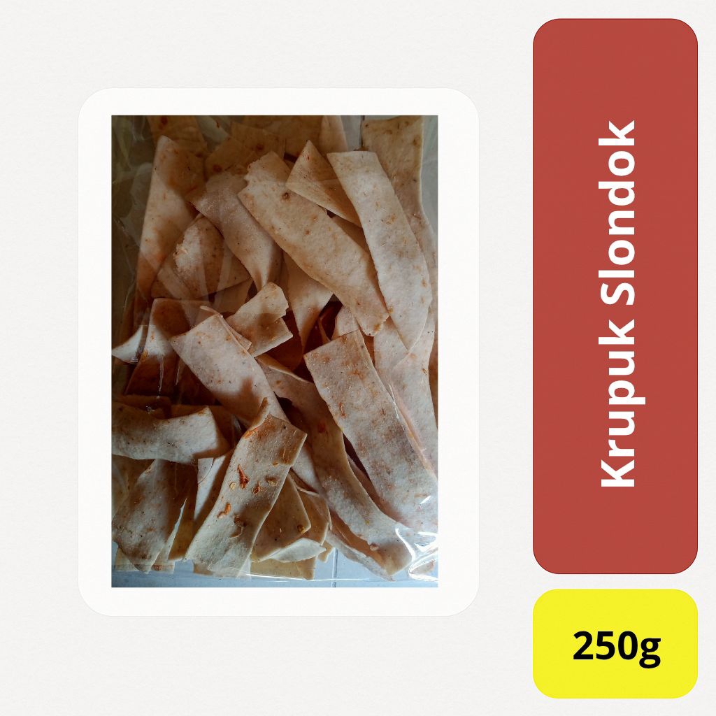 

Kerupuk Slondok Mentah/Krupuk Slondok 250g