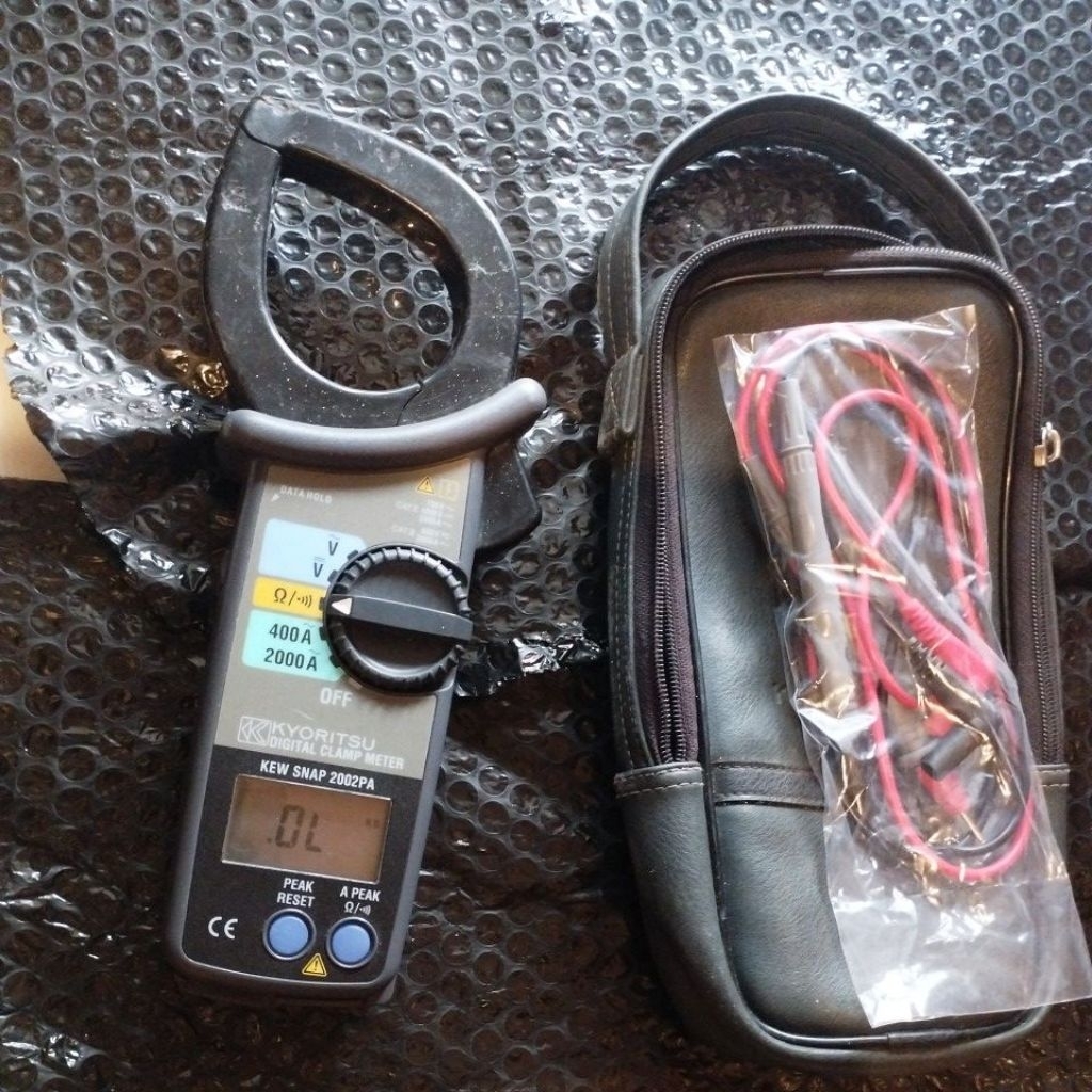 KYORITSU 2002PA Digital Clamp Meter 2000A/AC /Tang Ampere /2002 PA Second