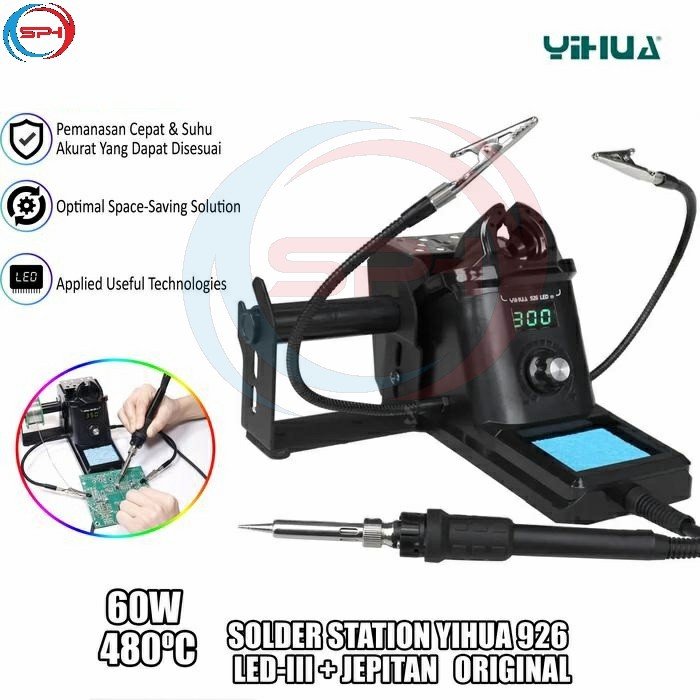 Solder Tangan Yihua 926LED-III - Stasiun Solder Digital