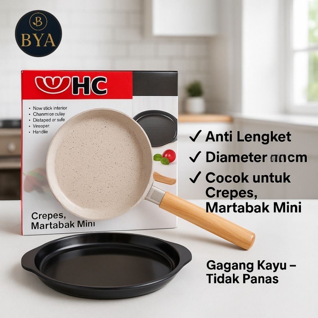 Wajan Kwalik Crepes Maker Cetakan Kulit Lumpia Anti Lengket