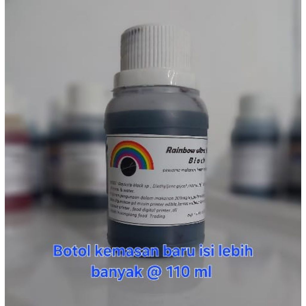

EDIBLE INK BLACK/HITAM @110ml