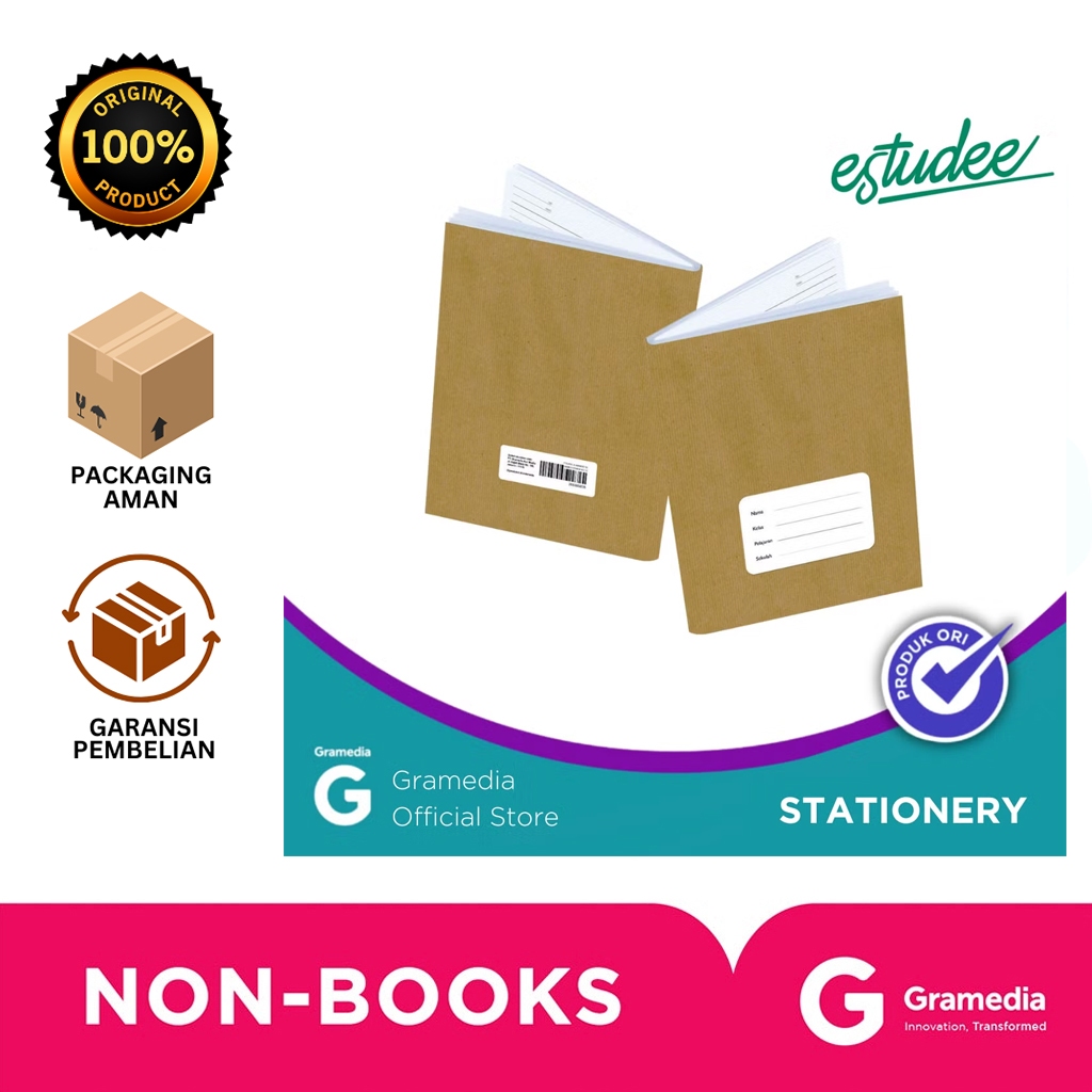 

Gramedia Bali - ESTUDEE K B5 SAMPUL COKLAT ISI 10