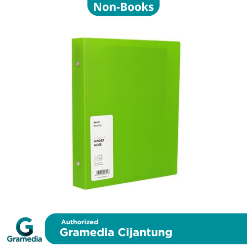 

Gramedia Cijantung - DSCT DAIICHI BINDER NOTE A5 PROFILE LIGHT GREEN DPR23A5