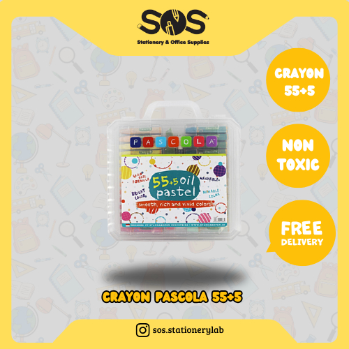 

Crayon Pascola 55 Warna
