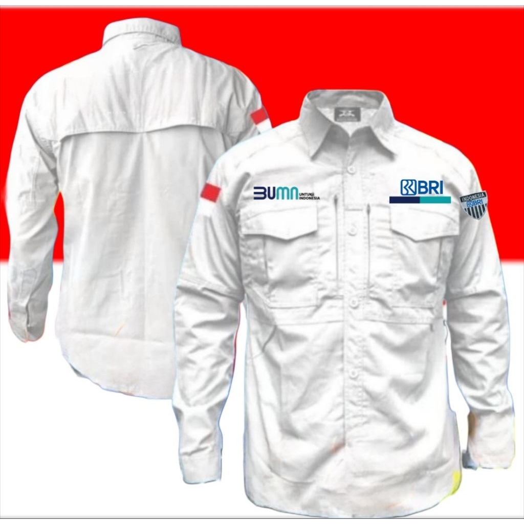 kemeja tactical bank BRI baju tactical bank BRI kemeja Bank BRI seragam bank BRI baju Bank BRI kemej