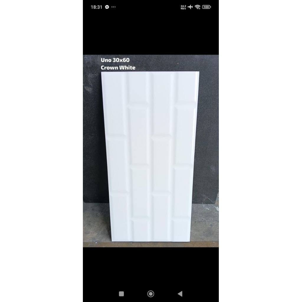 keramik uno crown white 30x60