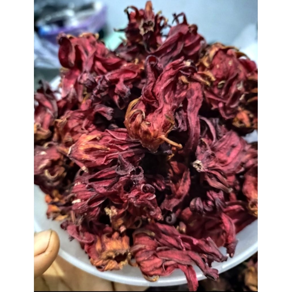 

Bunga Rosella Merah Kering 100gr 250gr