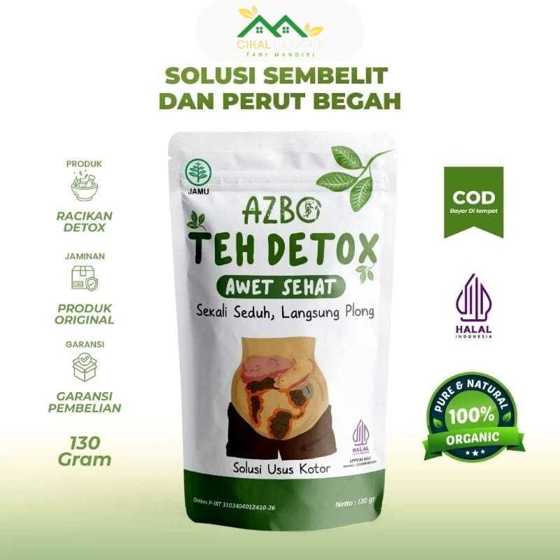 

AZBO TEH DETOX Usus Bersih Sembuh dari Penyakit- 1 Pouch isi 130 Gram