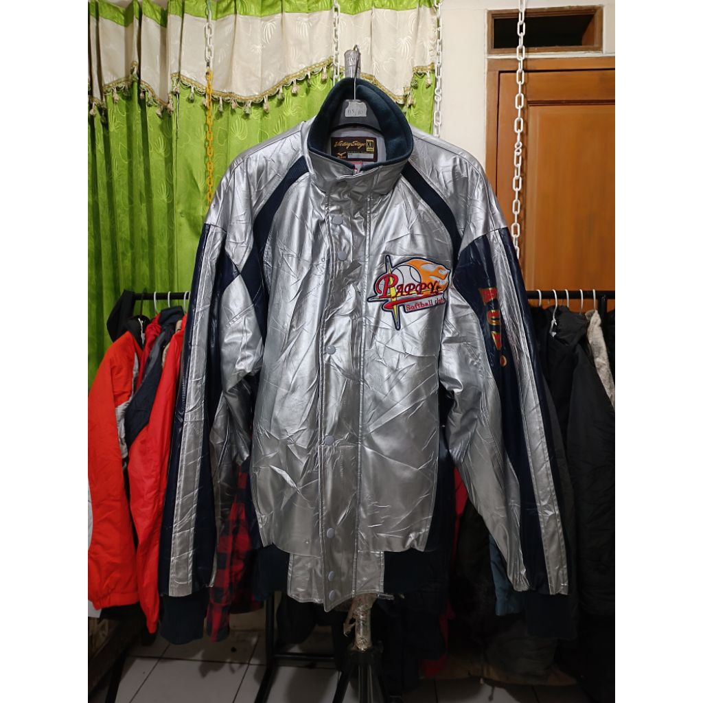Jaket Varsity Victory Stage by Mizuno / Jaket baseball / jaket pria casual