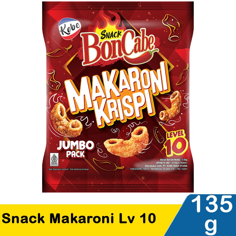 

bon cabe snack makaroni level 10 135g