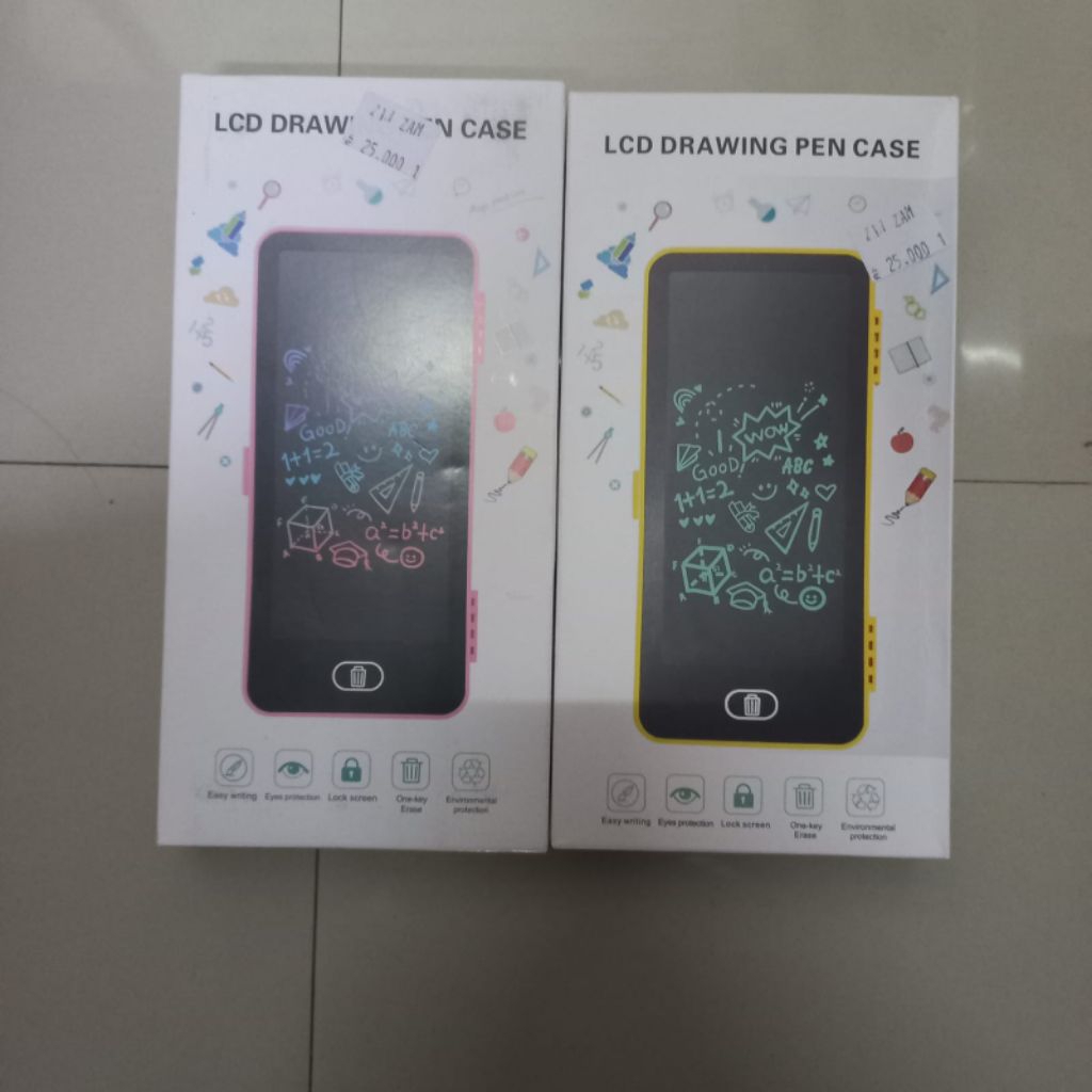 

tempat pensil diskrip mainan lcd drawing pen case
