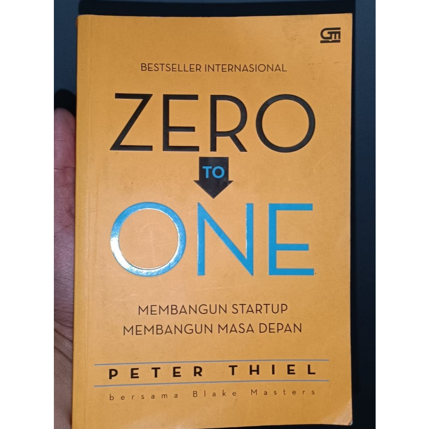 [ preloved Original ] Buku Zero to One - Peter Thiel