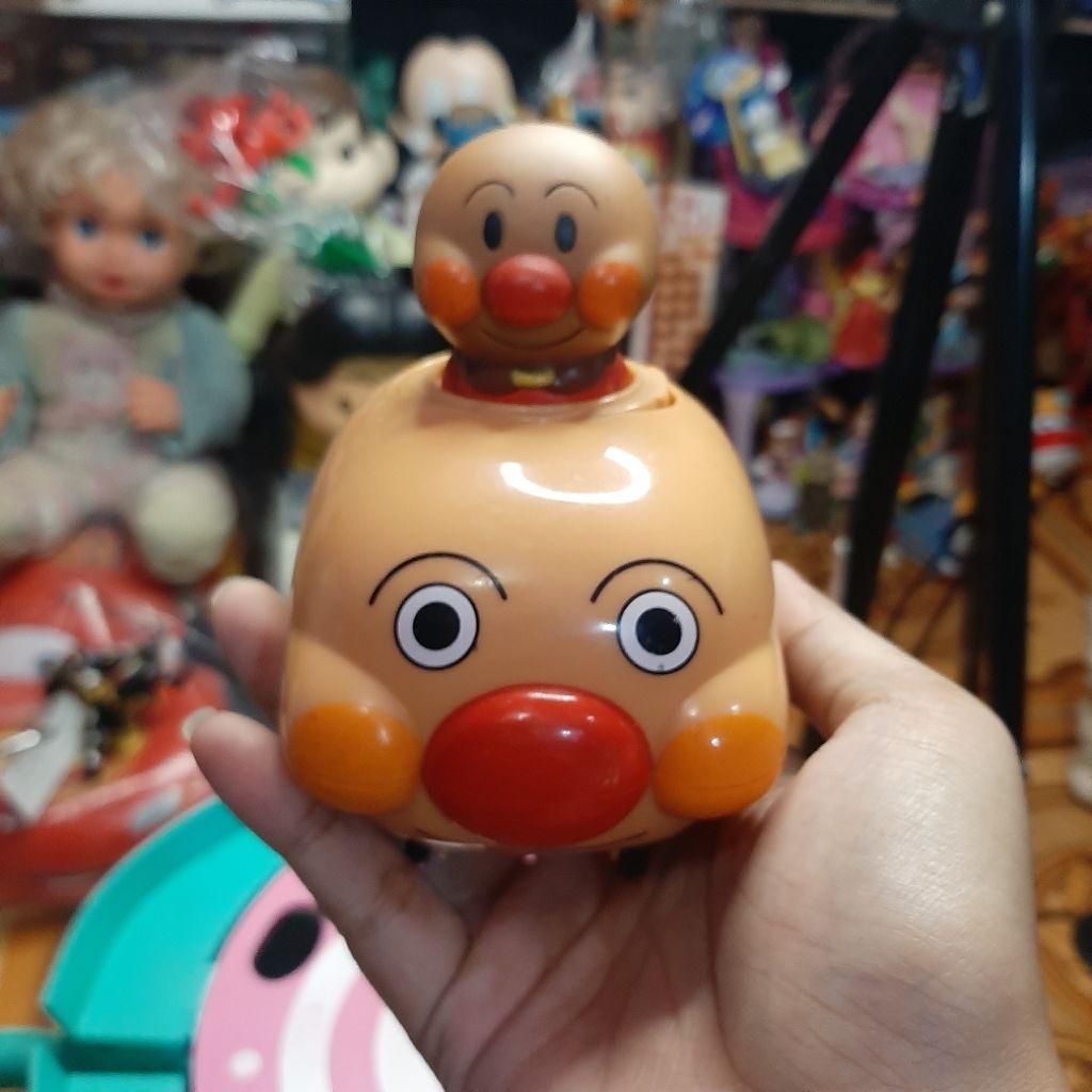 kendaraan mainan mobil anpanman original japan. train anpanman