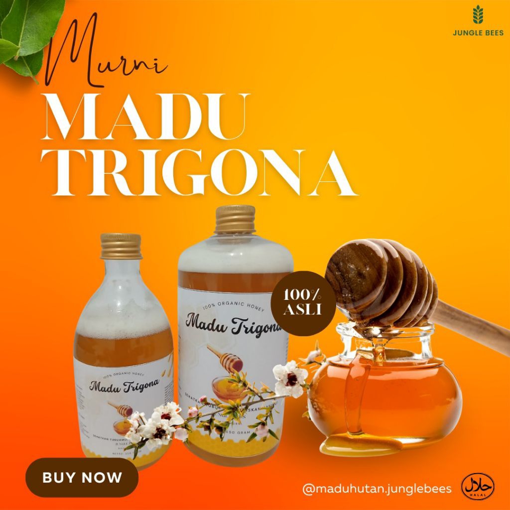 

MADU TRIGONA MURNI – 100% ASLI DARI PETERNAKAN LEBAH TRIGONA