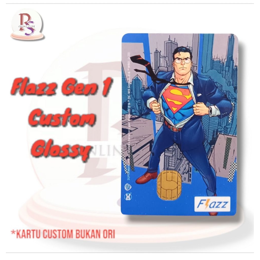 KARTU FLAZZ BCA GEN 1 - SUPERMAN [CUSTOM]