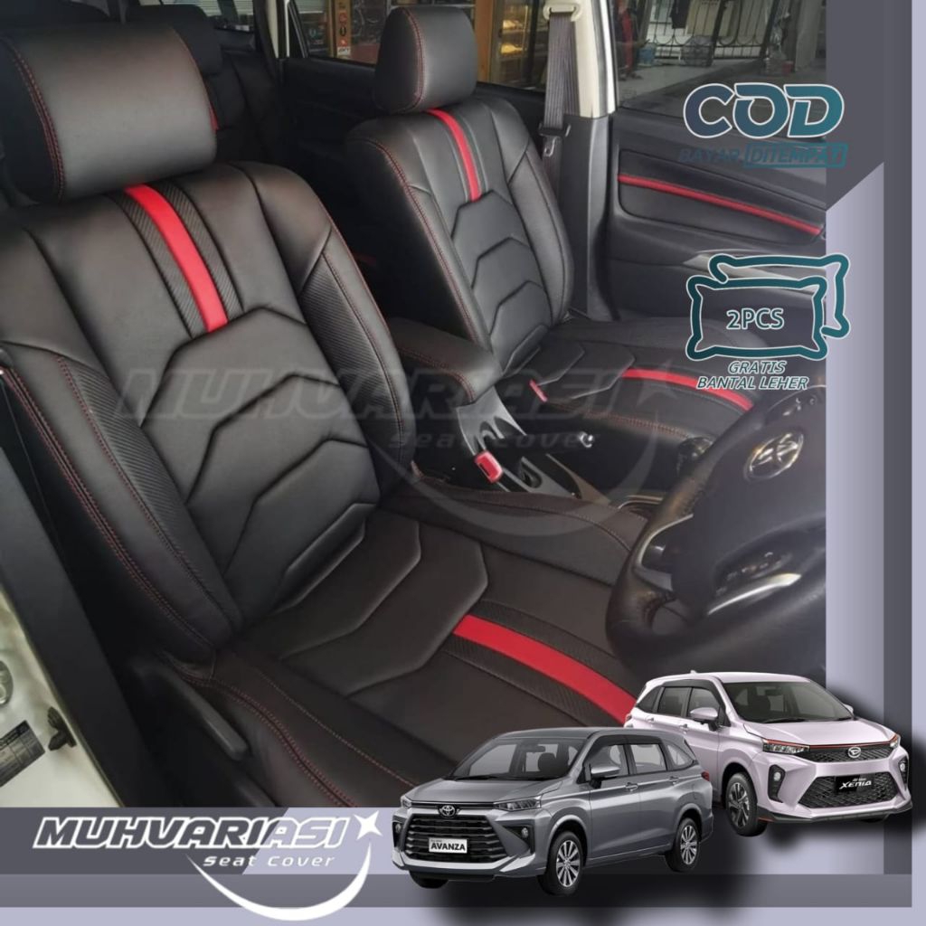 sarung jok mobil avanza 2013-2014 (ab) full set 3 baris