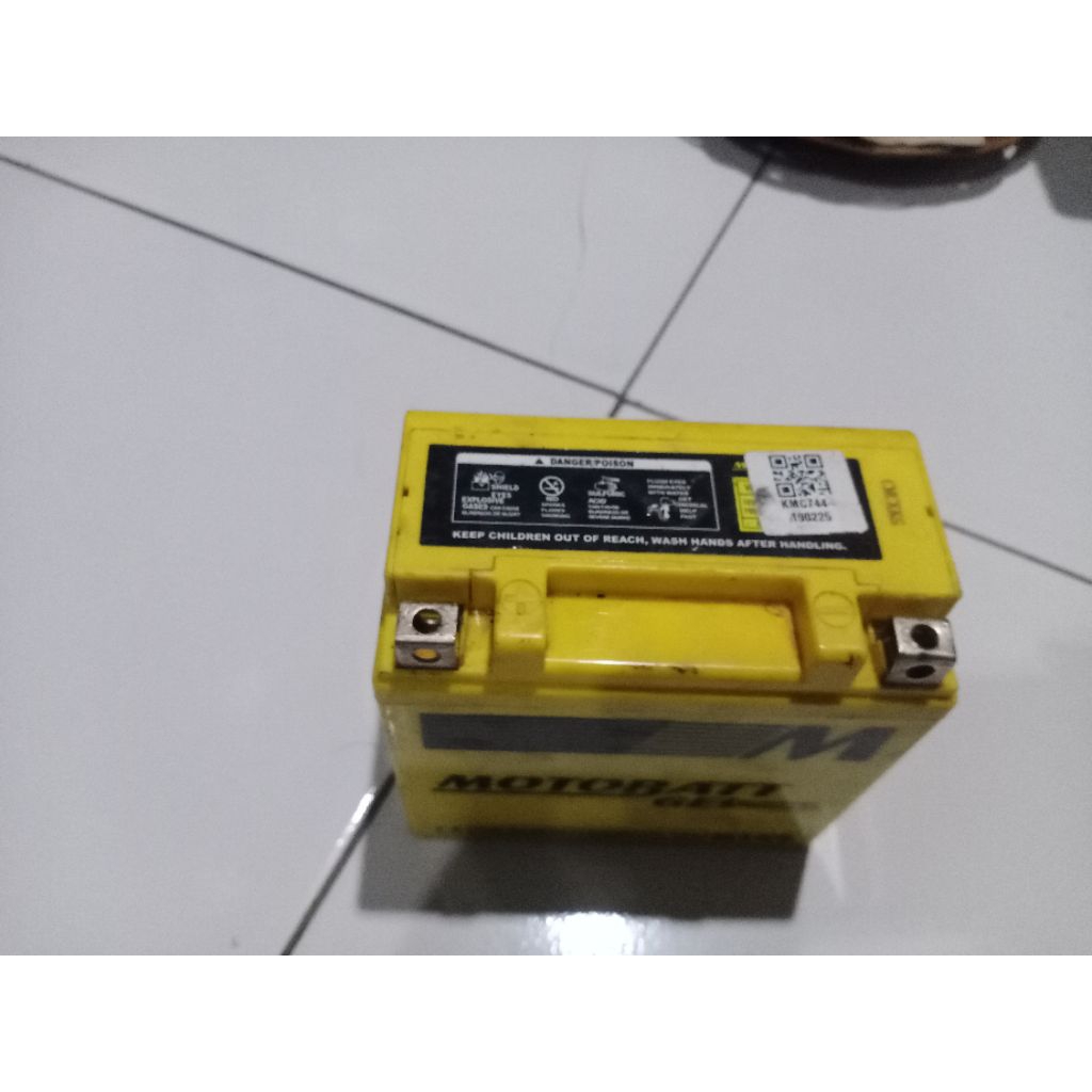 Aki Motobatt Bekas Original thunder 125 (Siap Stater)