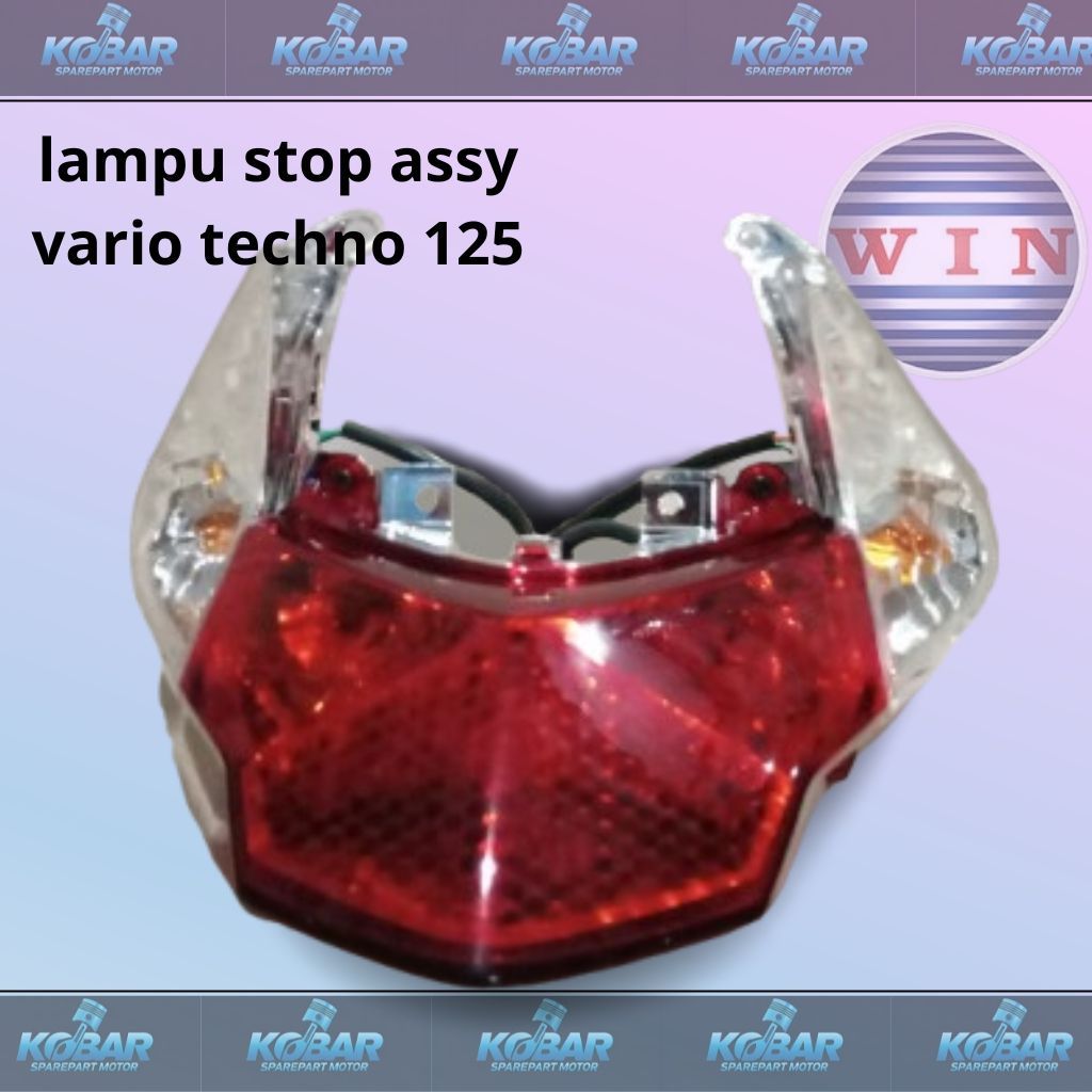 WIN- LAMPU STOP BELAKANG SET VARIO TECHNO 125 BOHLAM