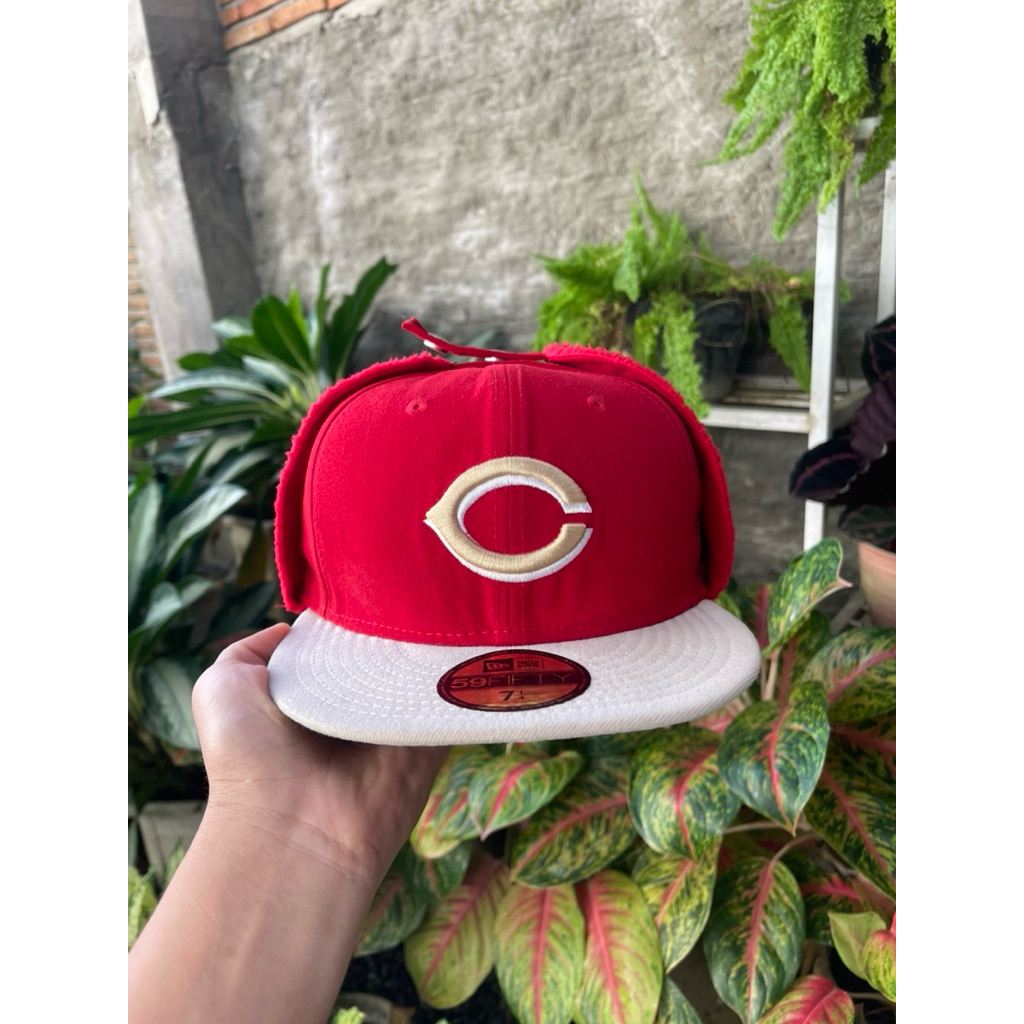 Topi New Era. EarFlap (Ada Penutup Kuping) Original 100%