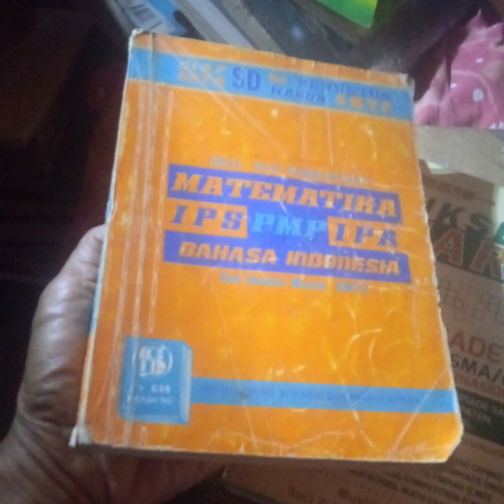 buku Siap Ebta SD dan penuntun masuk SMTP, matematika, IPA, IPS, PMP, BHS Indonesia, buku original j
