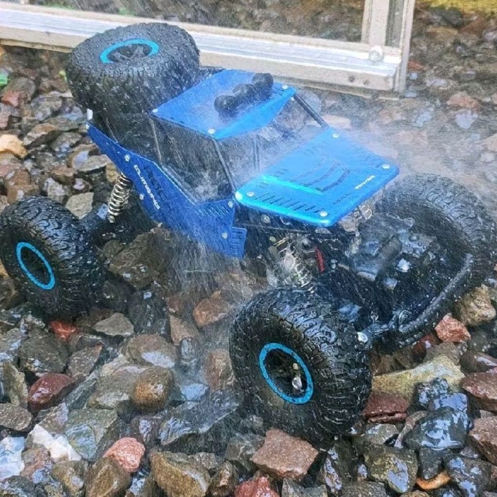 Mobil Rc anti air 4x4 offroad 4wd ukuran jumbo 1:14 Besi Metal aloey remote control waterproof