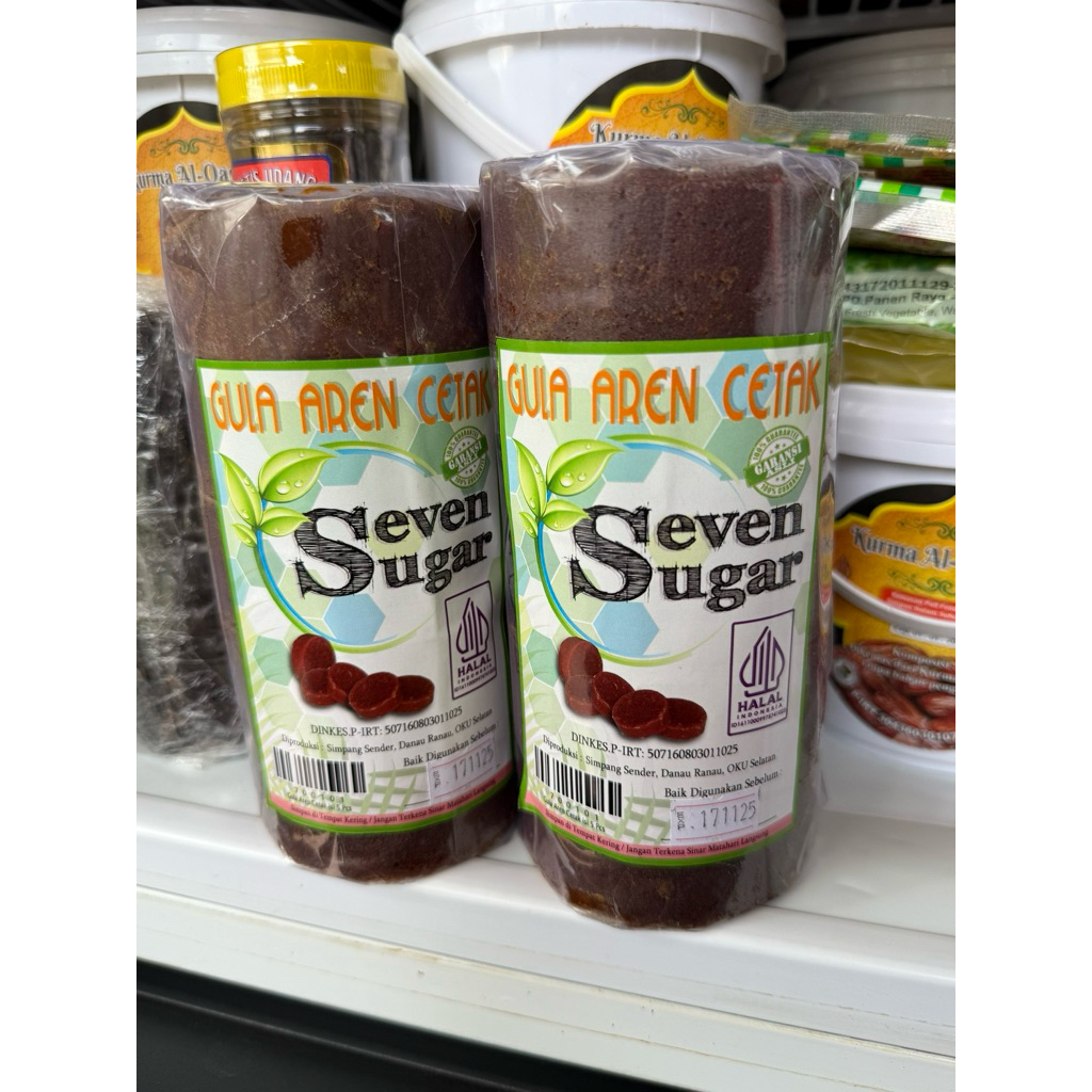 

SEVEN SUGAR Gula Aren Cetak Isi 5 Pcs @1Kg