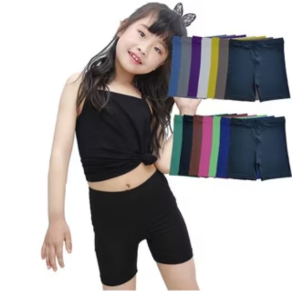 (5pcs) sot shot celana pendek lejing pendek anak Stretch ketat