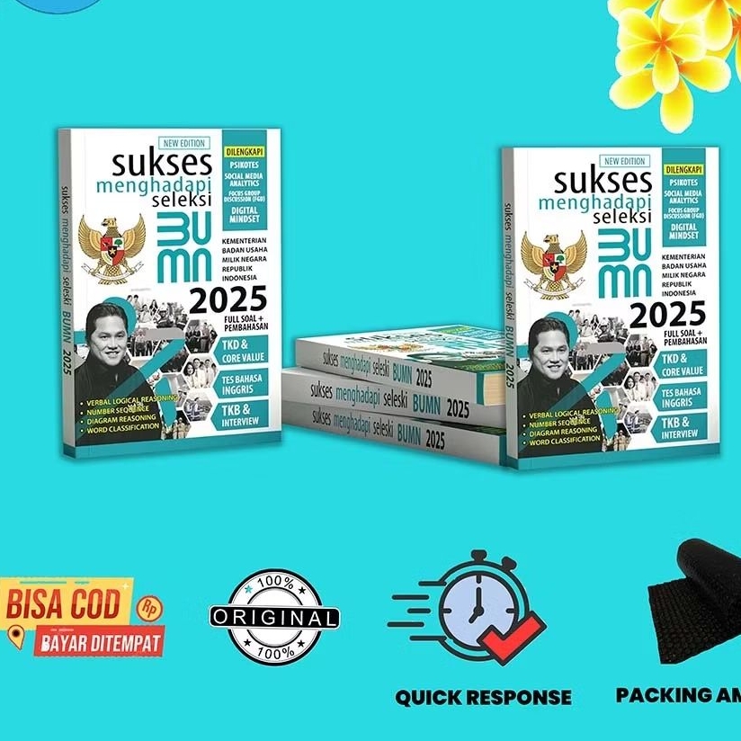 BUKU SUKSES MENGHADAPI BUMN 2025 - BUKU LOLOS TES BUMN - TARGET LOLOS TES BUMN - Buku tes bumn - Buk