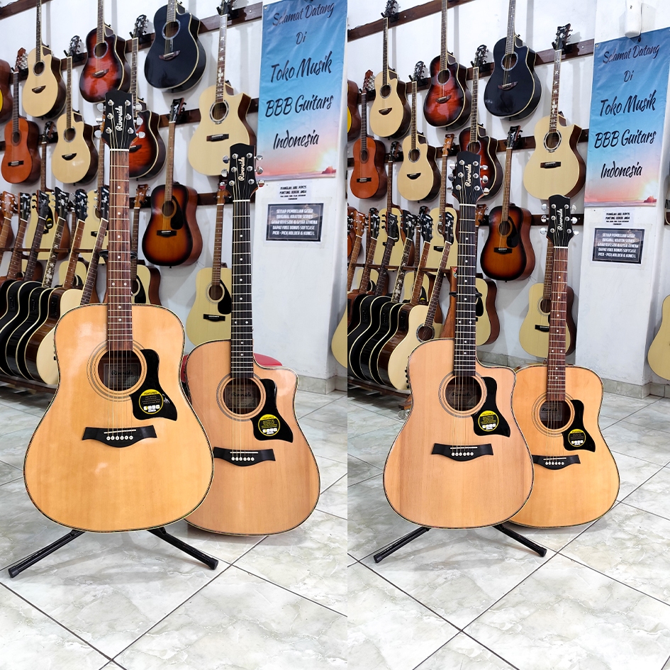 Bonus Tas Gitar Original Riverside Akustik Elektrik Gitar River Side Cutaway