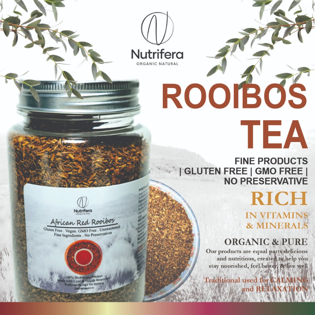 

NUTRIFERA African Redd Rooibos Import / Teh Rooibos Red / Teh Kesehatan 10gr - 100gr