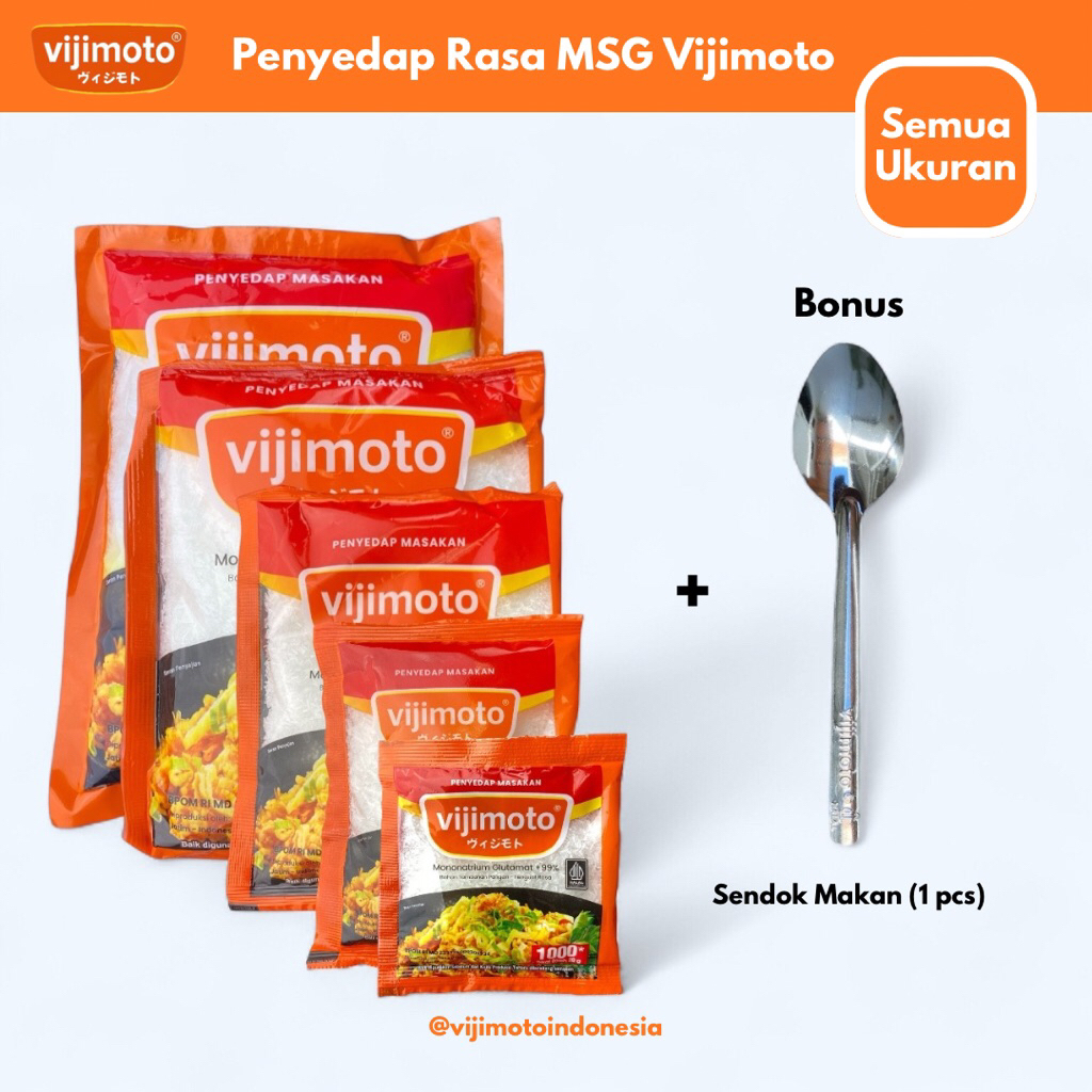 

VIJIMOTO - Penyedap Rasa MSG Vijimoto - Semua Ukuran Berhadiah Menarik - Micin - MSG